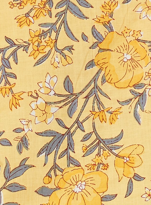 MELANGE Floral Print Straight Kurta