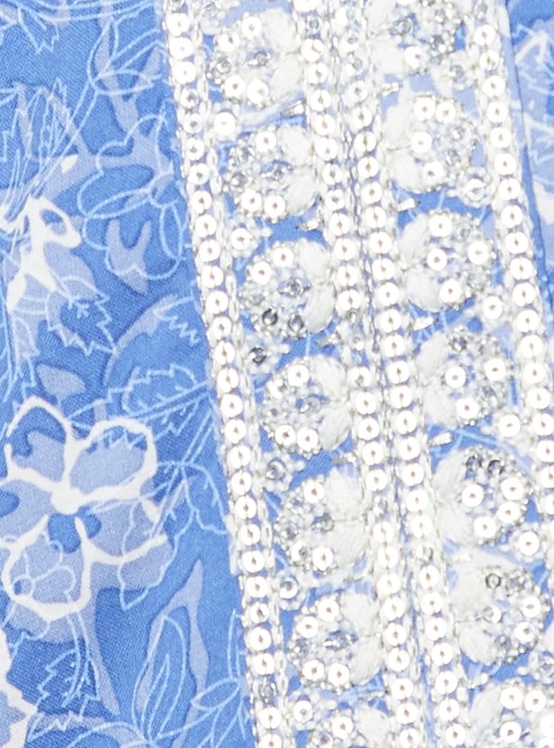 MELANGE Floral Print Kurta