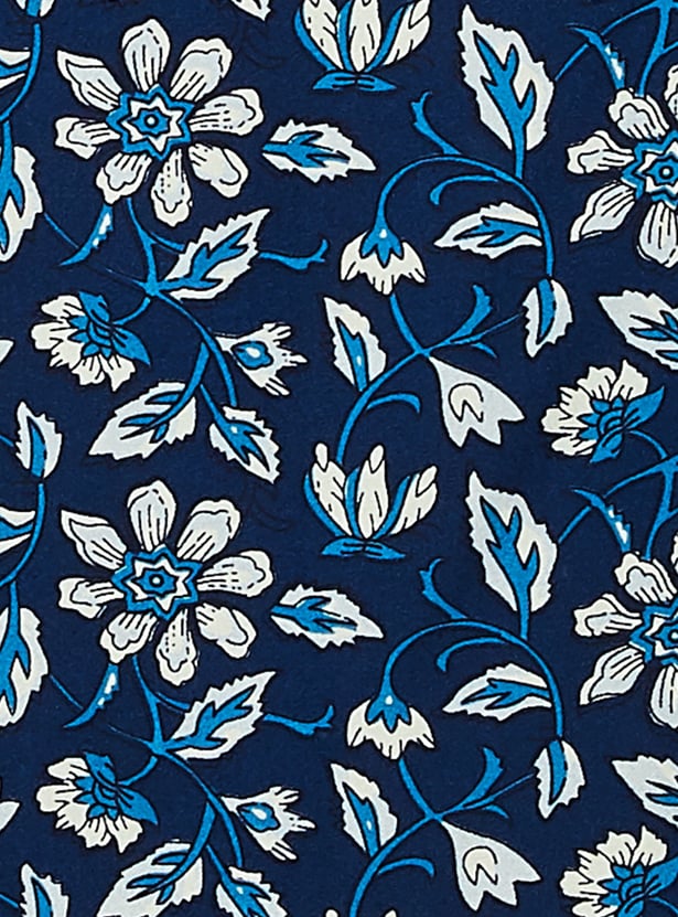 MELANGE Floral Print Straight Kurta