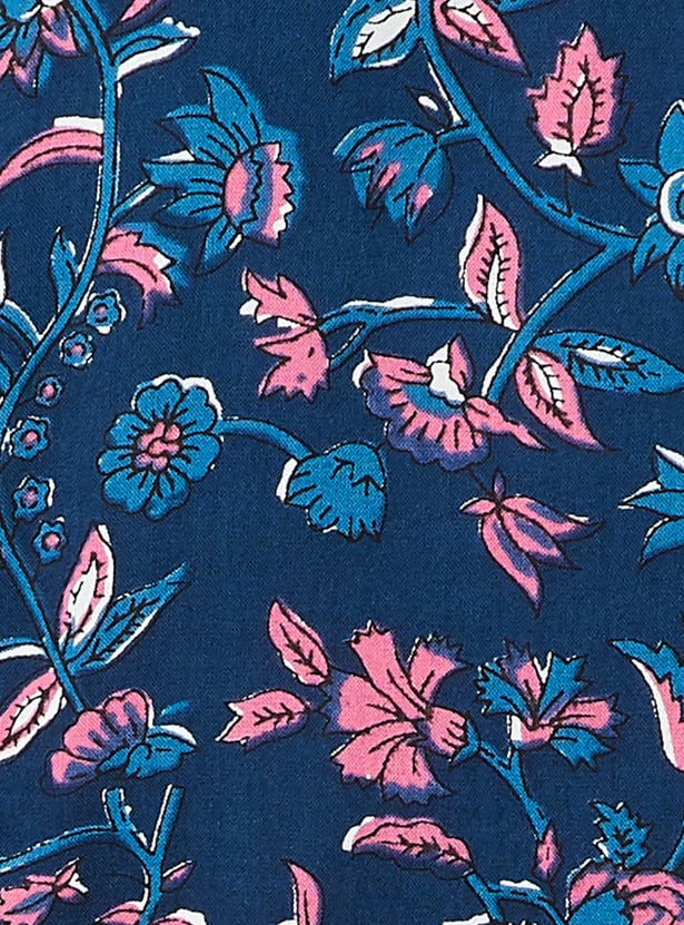 MELANGE Floral Print Straight Kurta