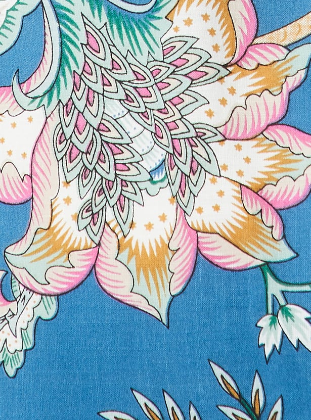 MELANGE Floral Print Straight Kurta