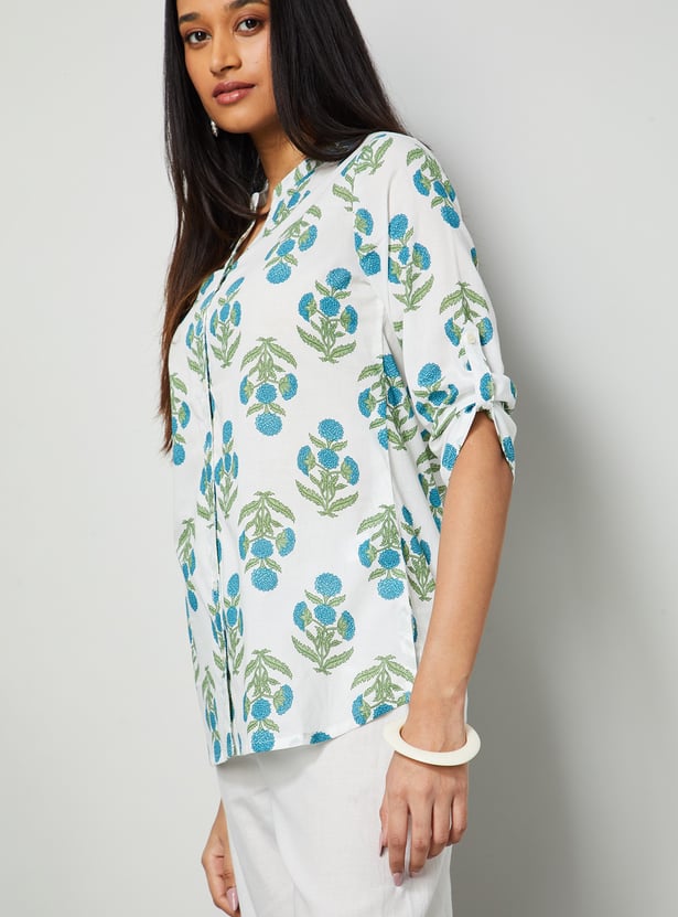 MELANGE Floral Print Kurti