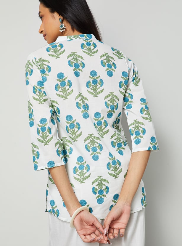 MELANGE Floral Print Kurti
