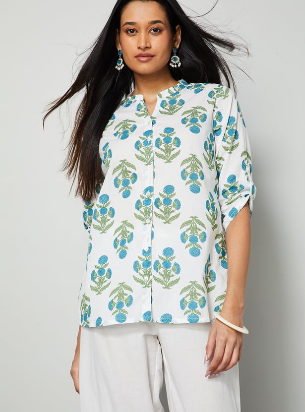 MELANGE Floral Print Kurti