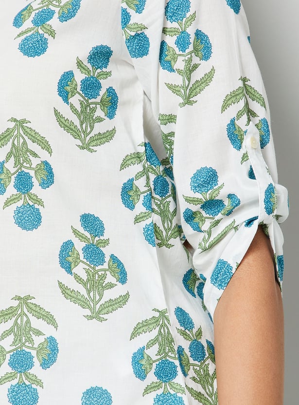 MELANGE Floral Print Kurti