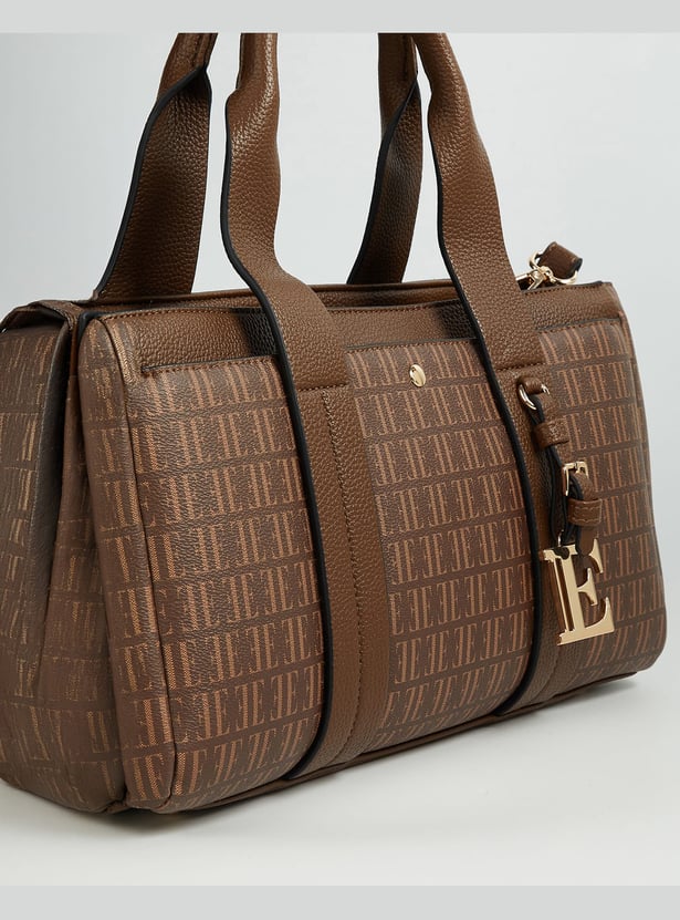 ELLE Printed Handheld Bag