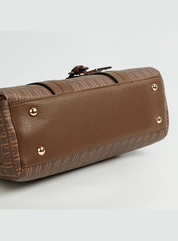 ELLE Printed Handheld Bag