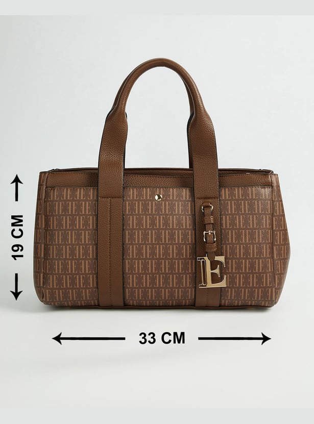 ELLE Printed Handheld Bag