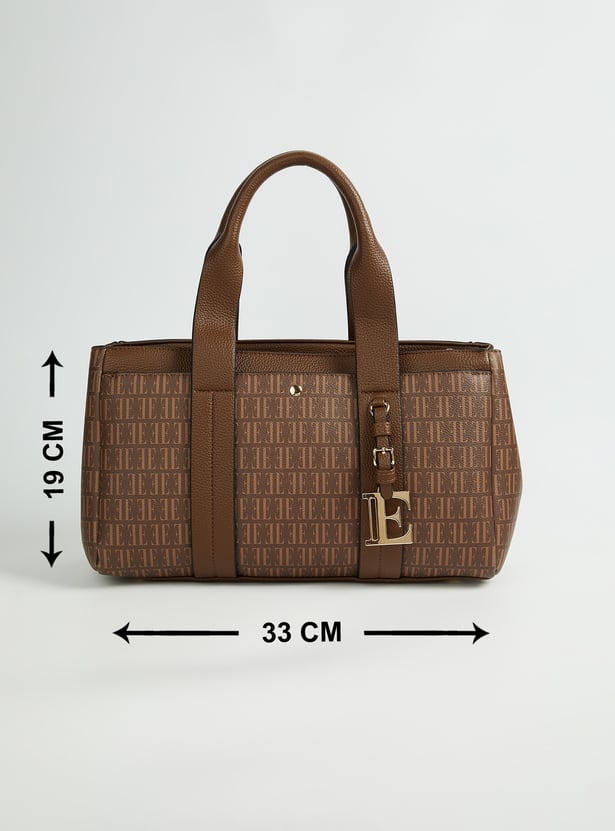 ELLE Printed Handheld Bag