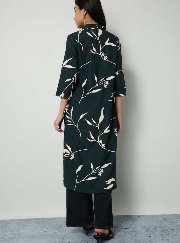 MELANGE Printed Straight Kurta