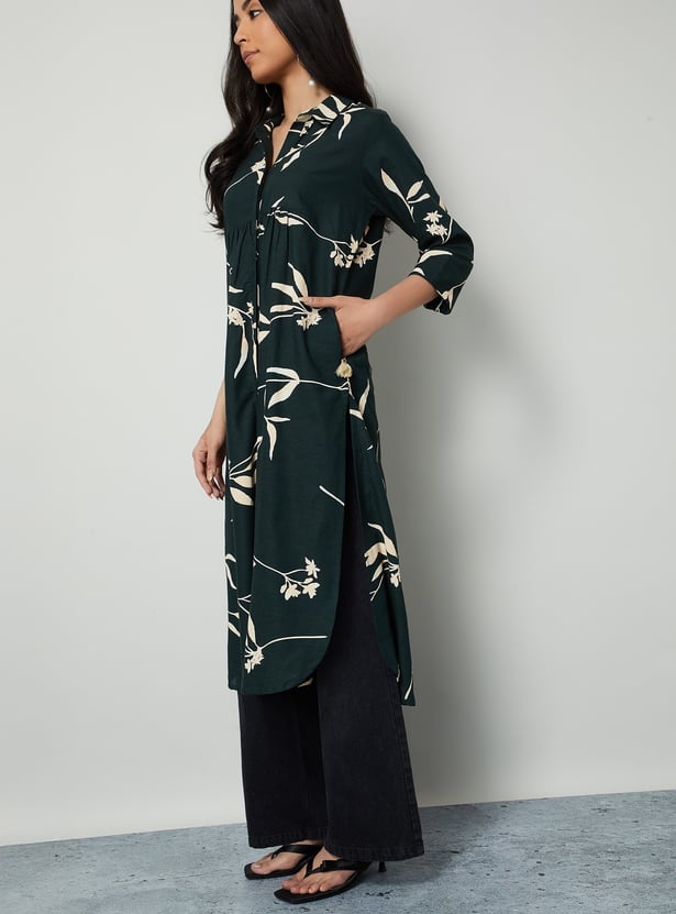 MELANGE Printed Straight Kurta