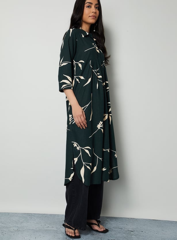 MELANGE Printed Straight Kurta