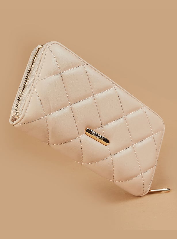 GINGER Quilted Wristlet Wallet
