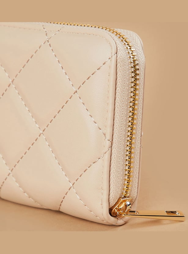 GINGER Quilted Wristlet Wallet