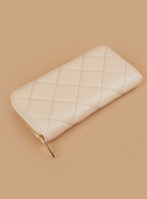 GINGER Quilted Wristlet Wallet