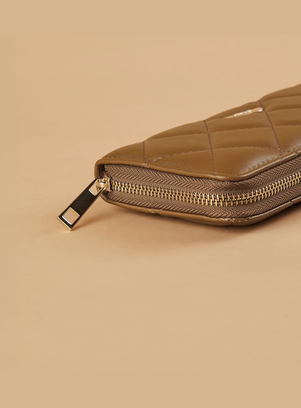 GINGER Quilted Wristlet Wallet