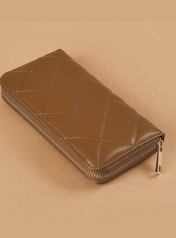 GINGER Quilted Wristlet Wallet