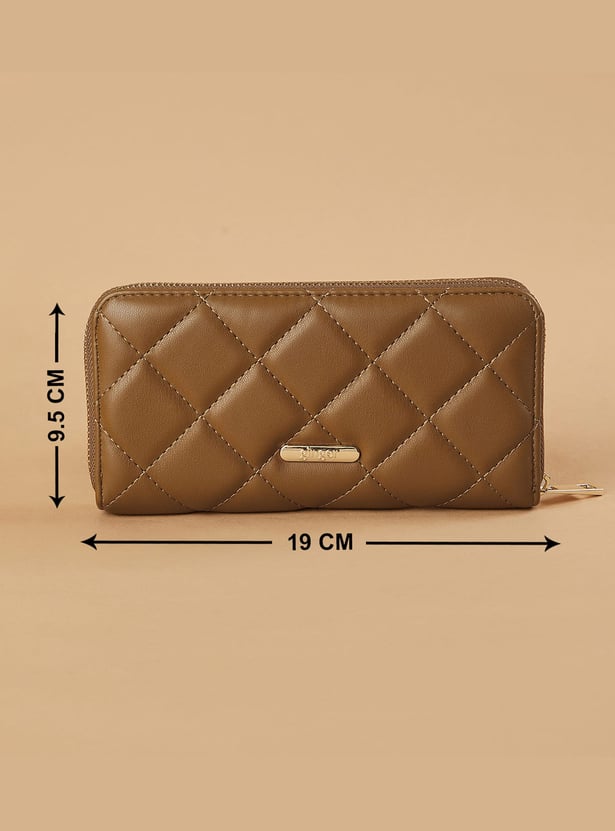 GINGER Quilted Wristlet Wallet