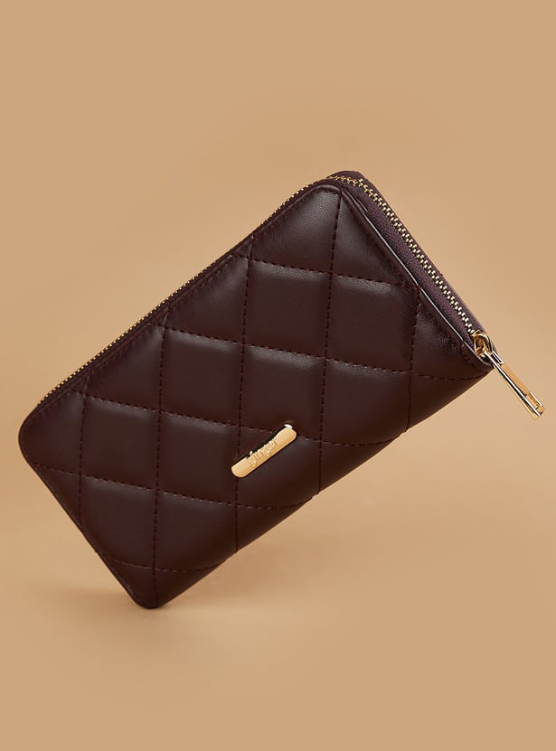 GINGER Quilted Wristlet Wallet