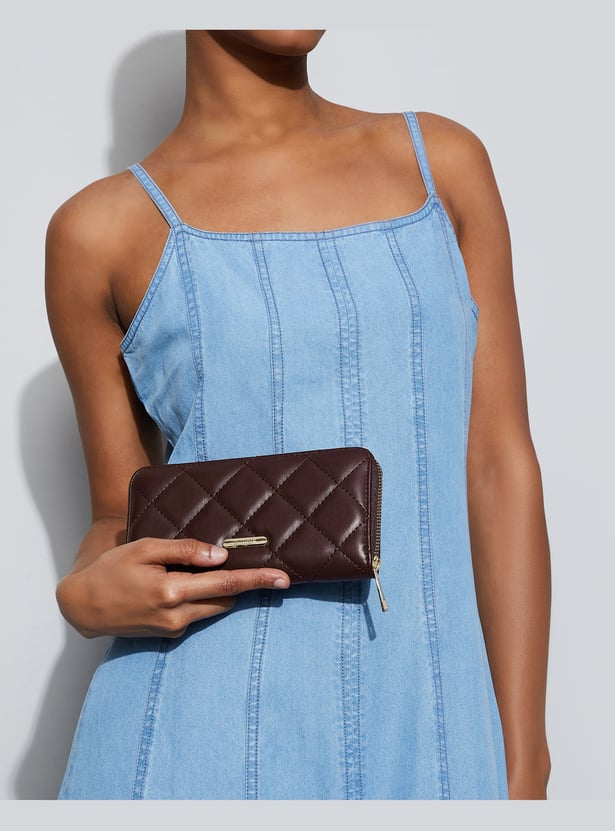 GINGER Quilted Wristlet Wallet