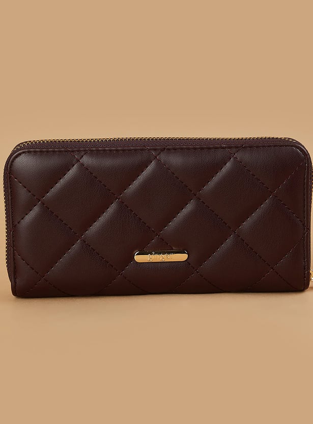 GINGER Quilted Wristlet Wallet