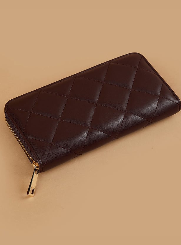 GINGER Quilted Wristlet Wallet