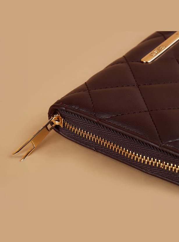 GINGER Quilted Wristlet Wallet