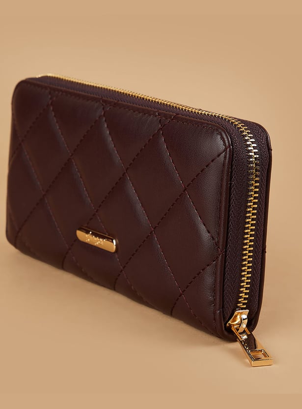 GINGER Quilted Wristlet Wallet