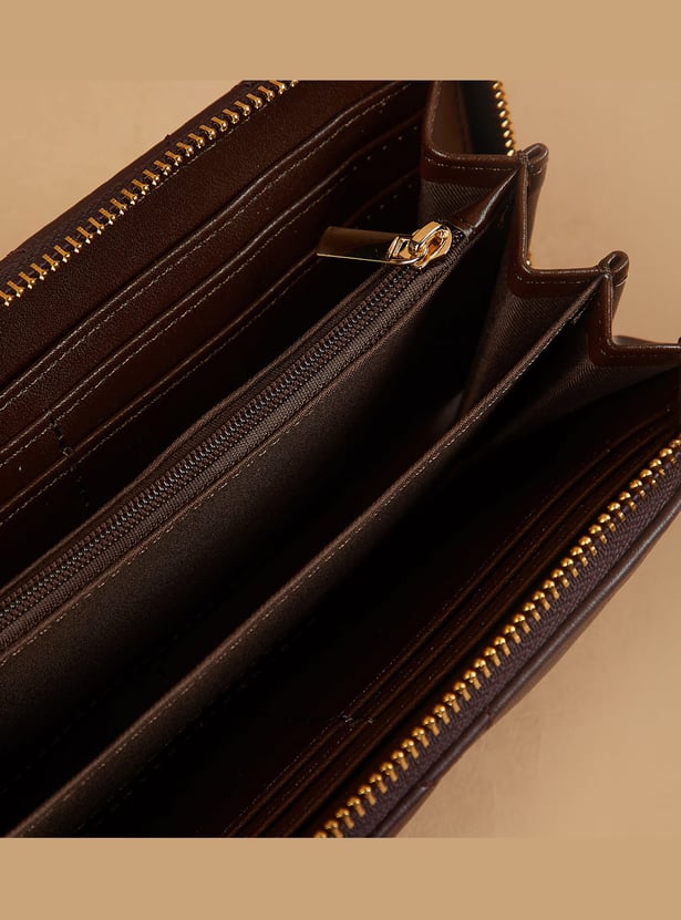 GINGER Quilted Wristlet Wallet