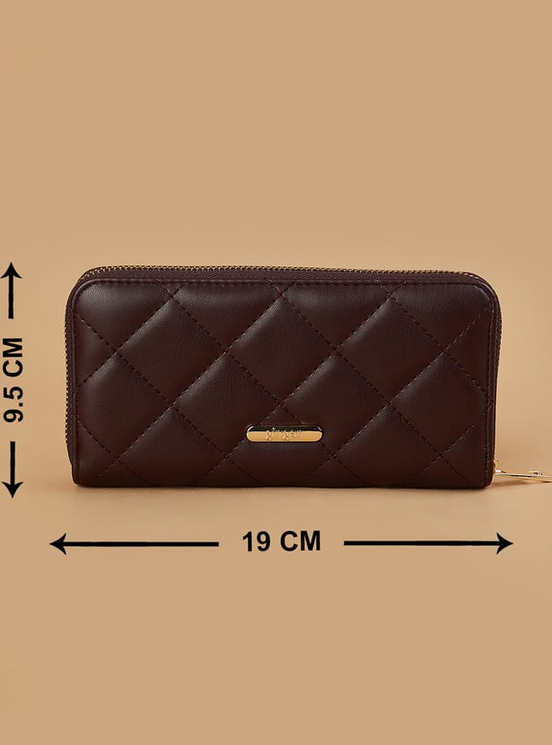 GINGER Quilted Wristlet Wallet