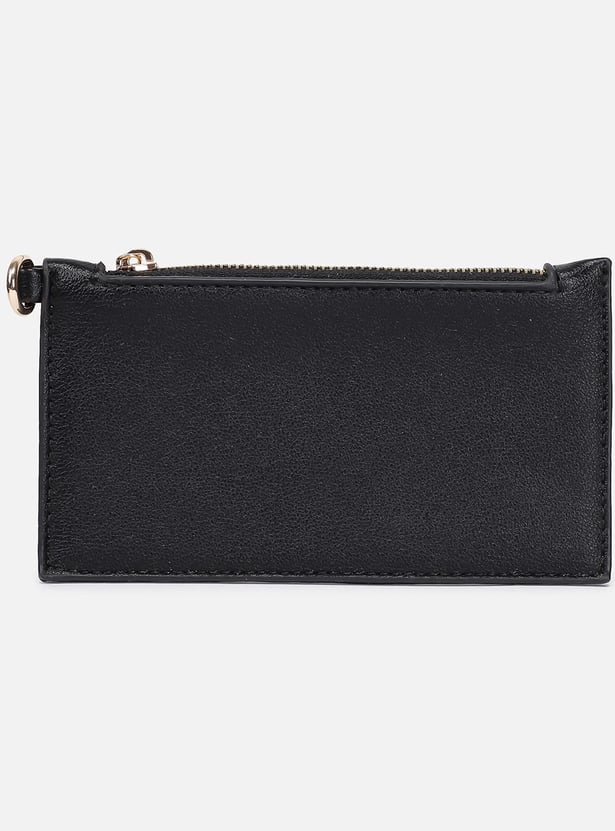 ALLEN SOLLY Wave Pattern Handheld Bag with Pouch