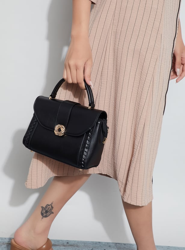 GINGER Solid Satchel Bag