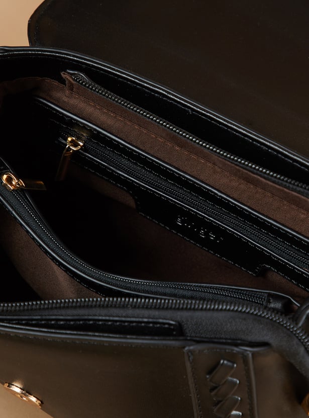 GINGER Solid Satchel Bag