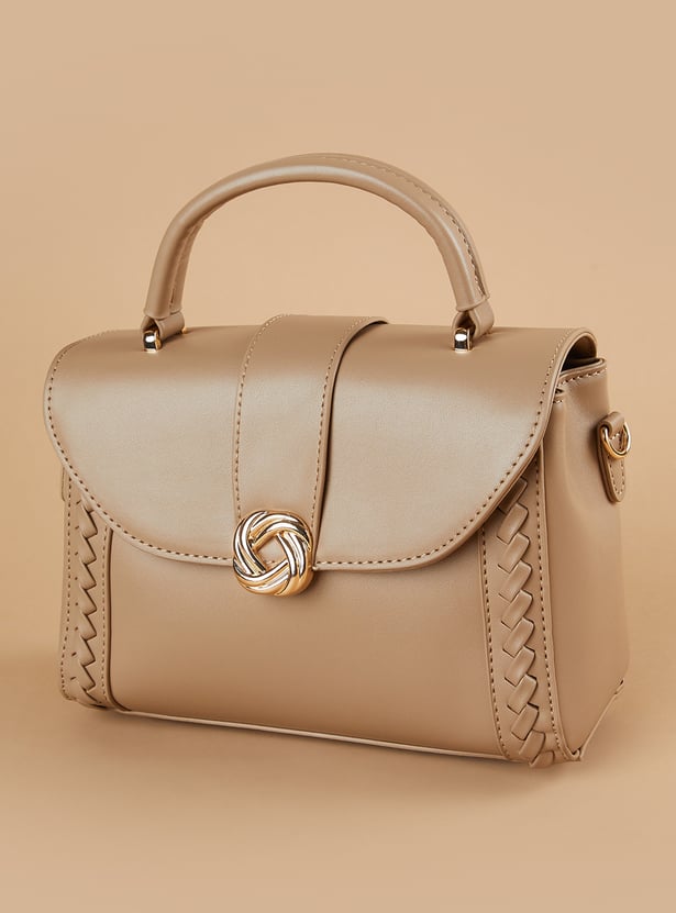 GINGER Solid Satchel Bag