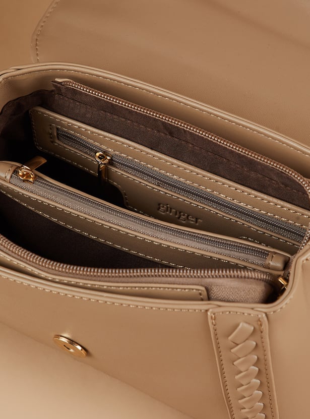 GINGER Solid Satchel Bag