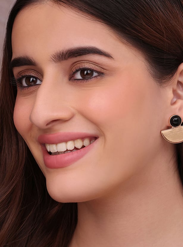 TONIQ Enamel Embellished Drop Earrings
