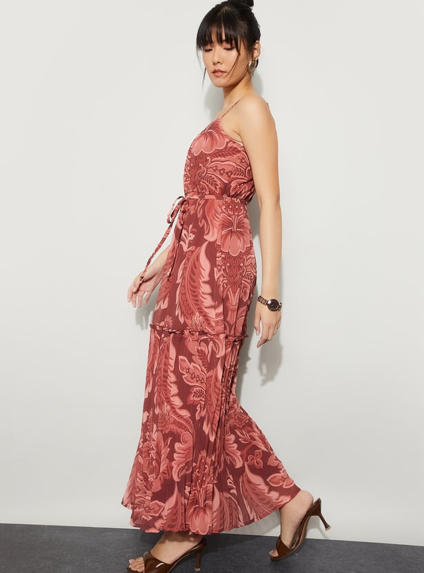 CODE Floral Print Maxi Dress