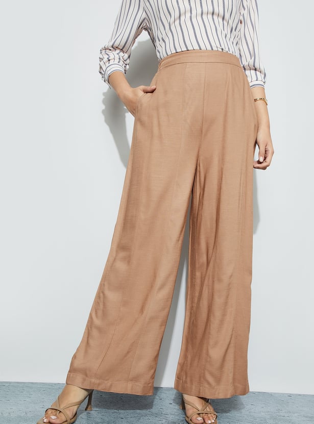 CODE High Rise Full Length Trousers