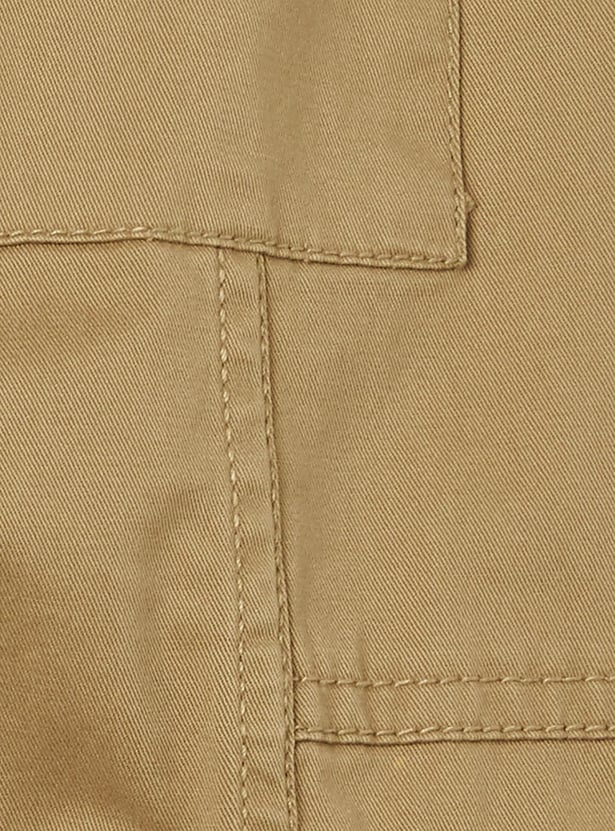 FAME FOREVER Boys Solid Cargo Joggers