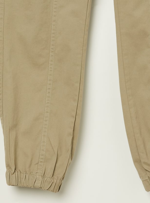 FAME FOREVER Boys Solid Cargo Joggers