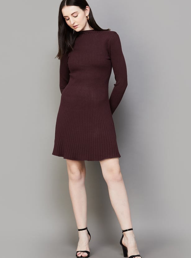 VERO MODA Ribbed Skater Dress