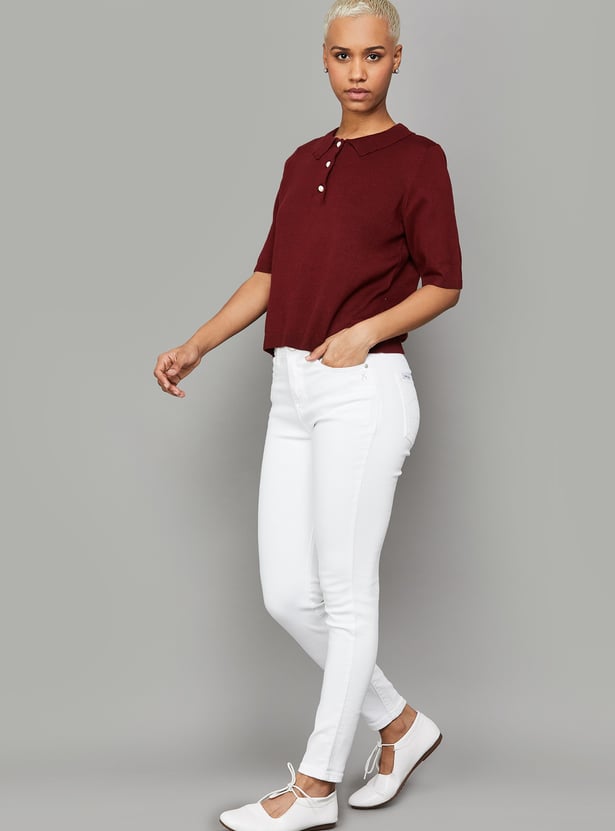 XPOSE Solid Slim Fit Jeans