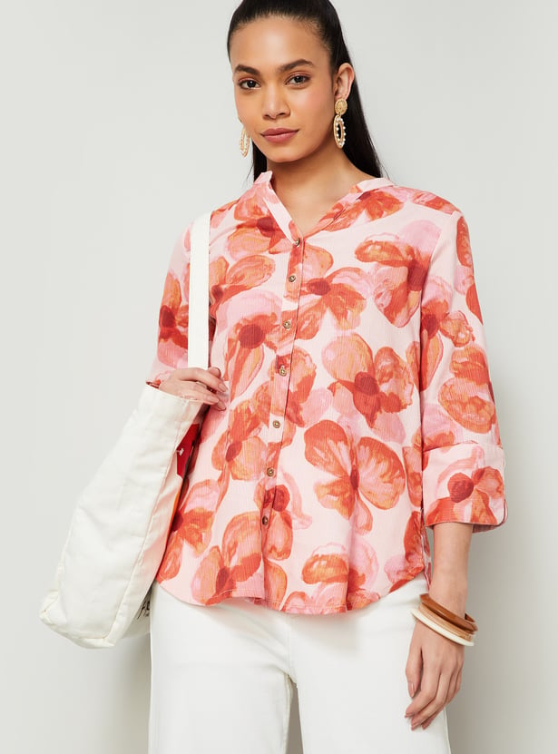 COLOUR ME Floral Print Top