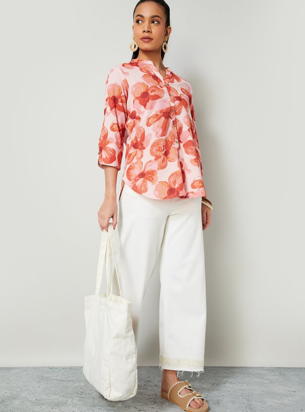 COLOUR ME Floral Print Top