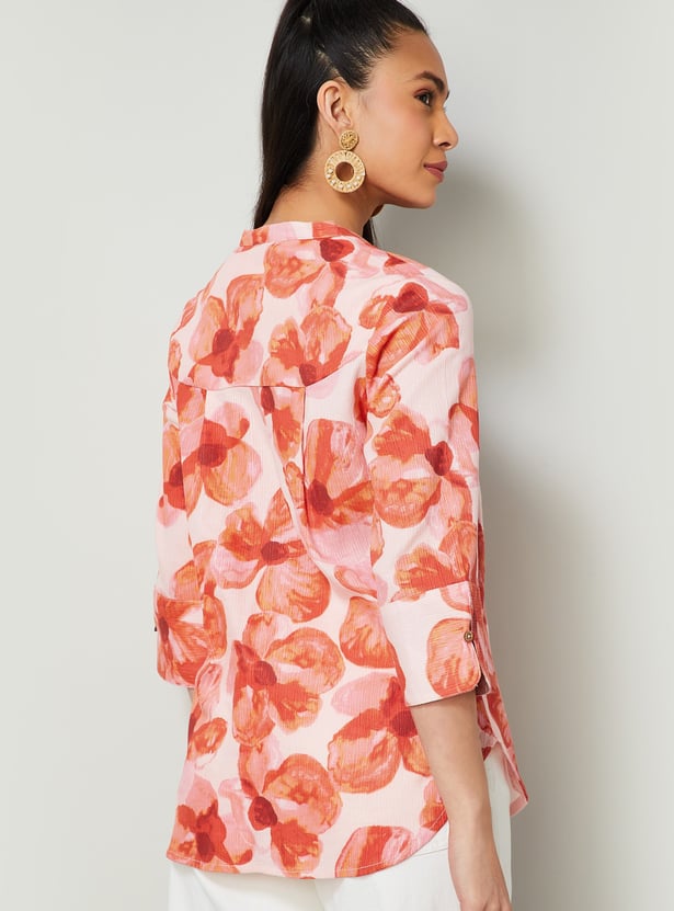 COLOUR ME Floral Print Top