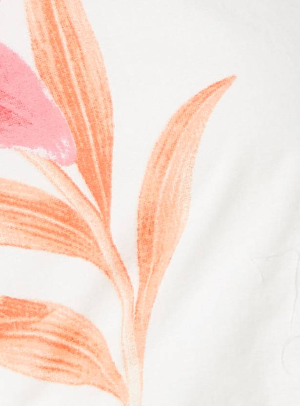 COLOUR ME Floral Print Tiered Dress