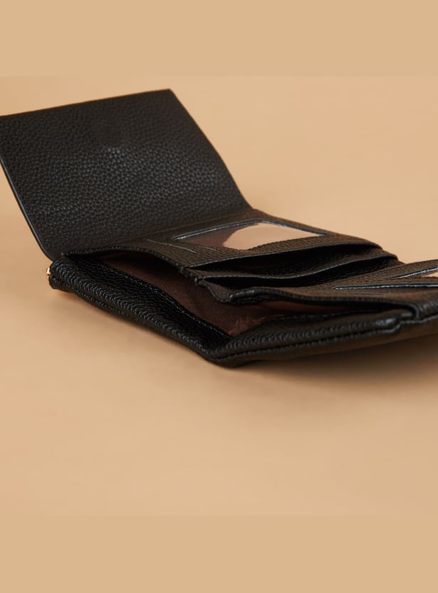 GINGER Textured Tri-Fold Wallet