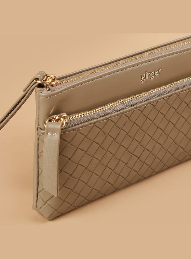 GINGER Woven Wristlet Wallet