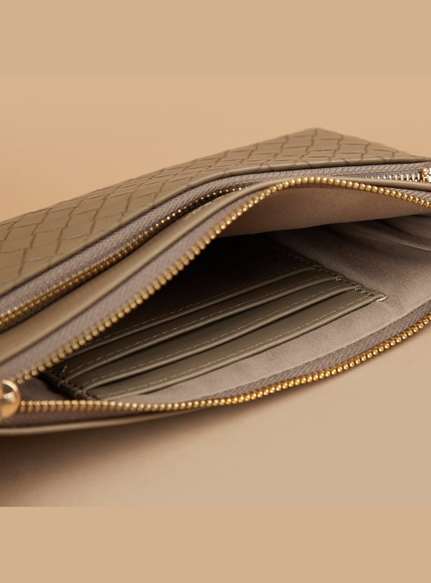 GINGER Woven Wristlet Wallet