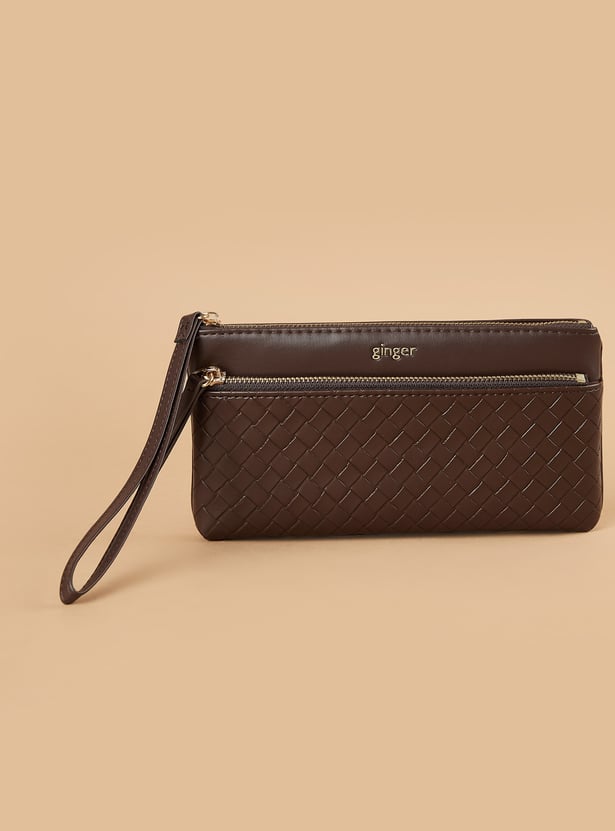 GINGER Woven Wristlet Wallet